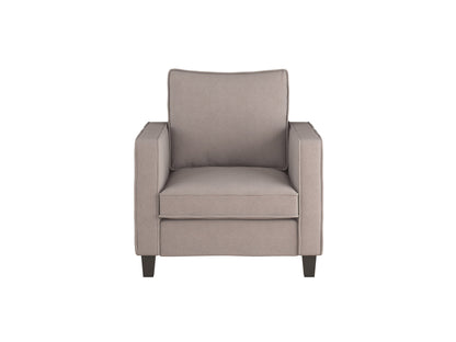 taupe 2 Seater Loveseat and Chair Set, 2 piece Georgia Collection detail image by CorLiving#color_georgia-taupe