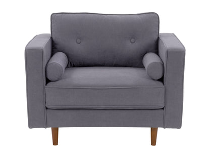 grey Mid-Century Modern Accent Chair Mulberry Collection product image by CorLiving#color_mulberry-grey