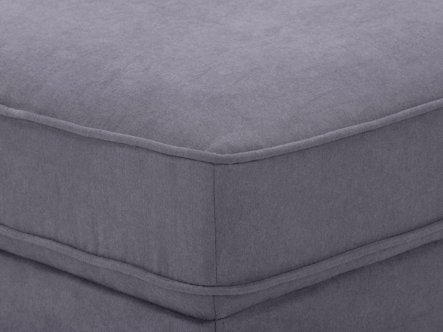 grey Mid-Century Modern Ottoman Mulberry Collection detail image by CorLiving#color_mulberry-grey