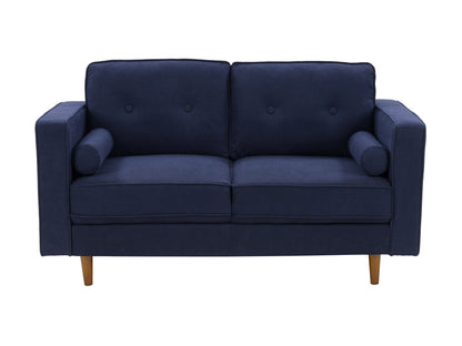 navy blue 2 Seater Loveseat Sofa Mulberry collection product image by CorLiving#color_navy-blue