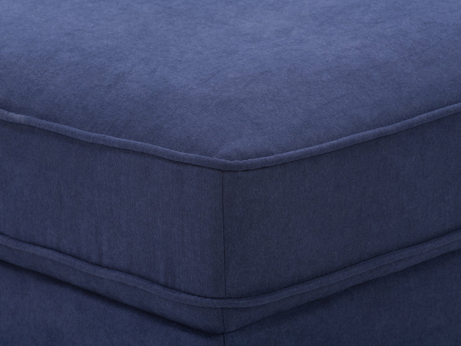 navy blue Mid-Century Modern Ottoman Mulberry Collection detail image by CorLiving#color_mulberry-navy-blue