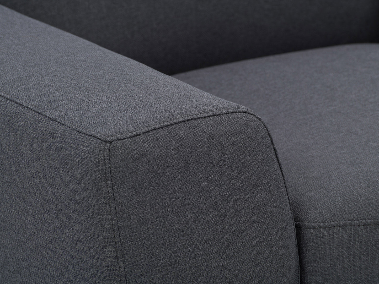 dark grey London Loveseat London collection detail image by CorLiving#color_dark-grey