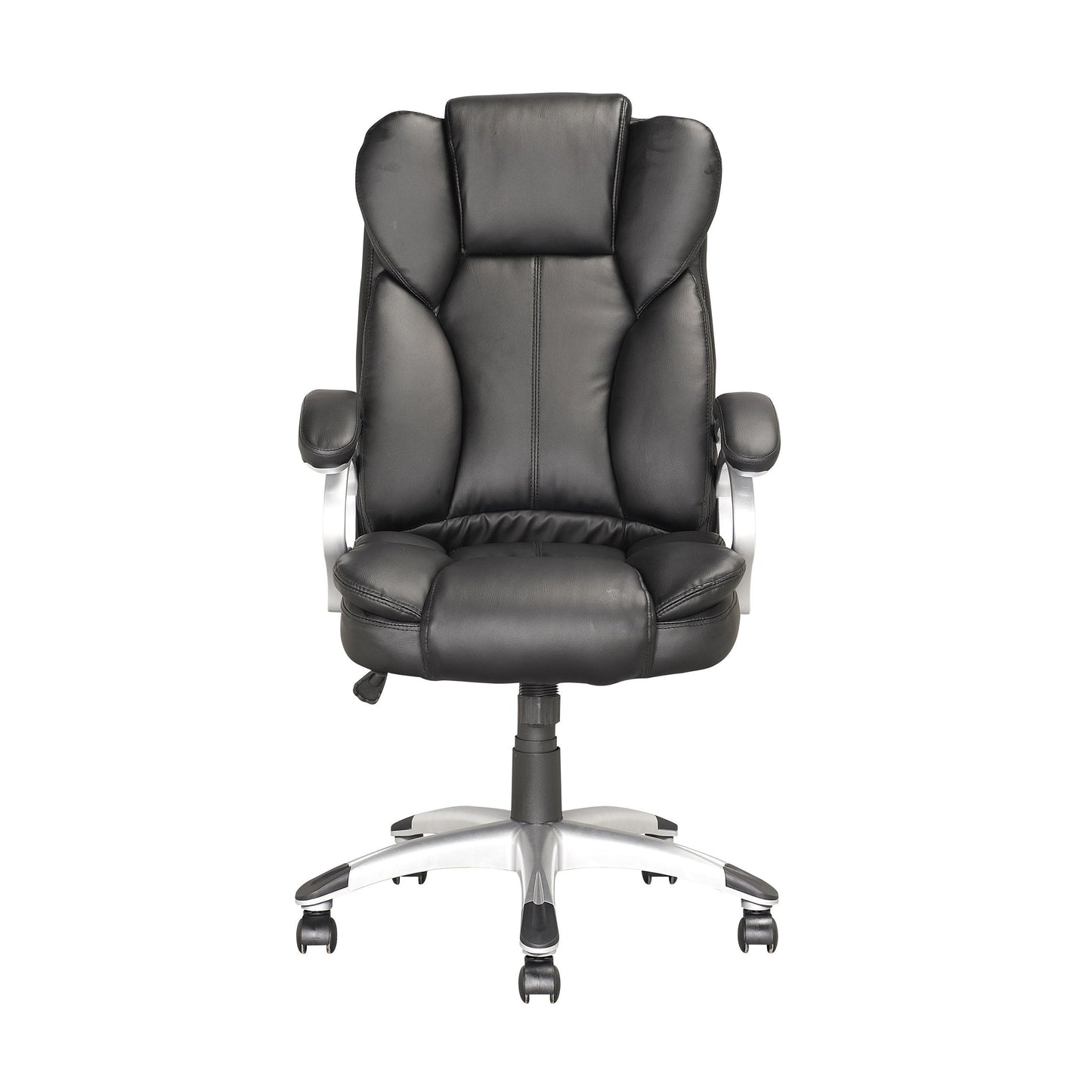 black Executive Office Chair Leon Collection product image by CorLiving#color_black