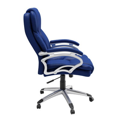 cobalt blue Executive Office Chair Leon Collection product image by CorLiving#color_cobalt-blue