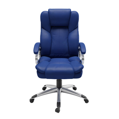 cobalt blue Executive Office Chair Leon Collection product image by CorLiving#color_cobalt-blue