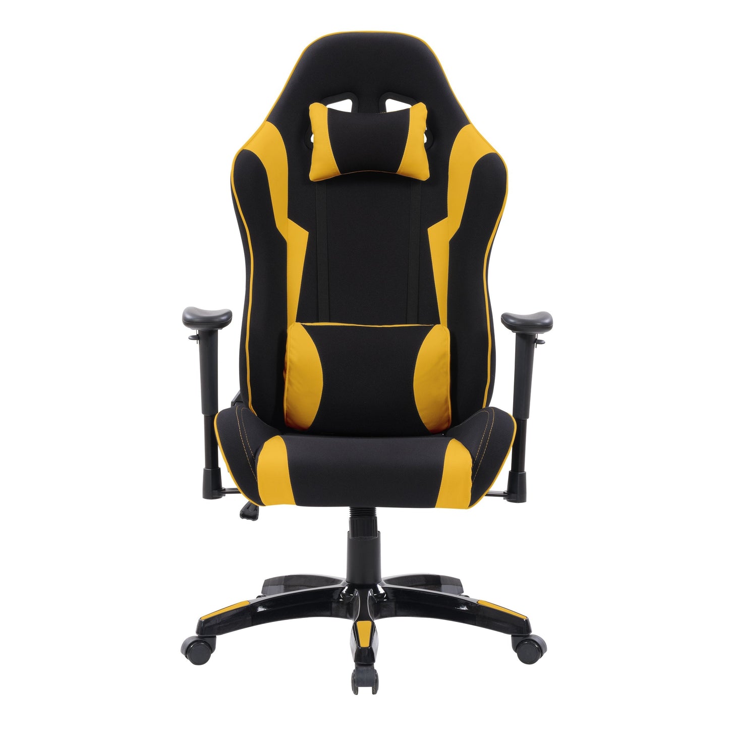 black and yellow Ergonomic Gaming Chair Workspace Collection product image by CorLiving#color_black-and-yellow