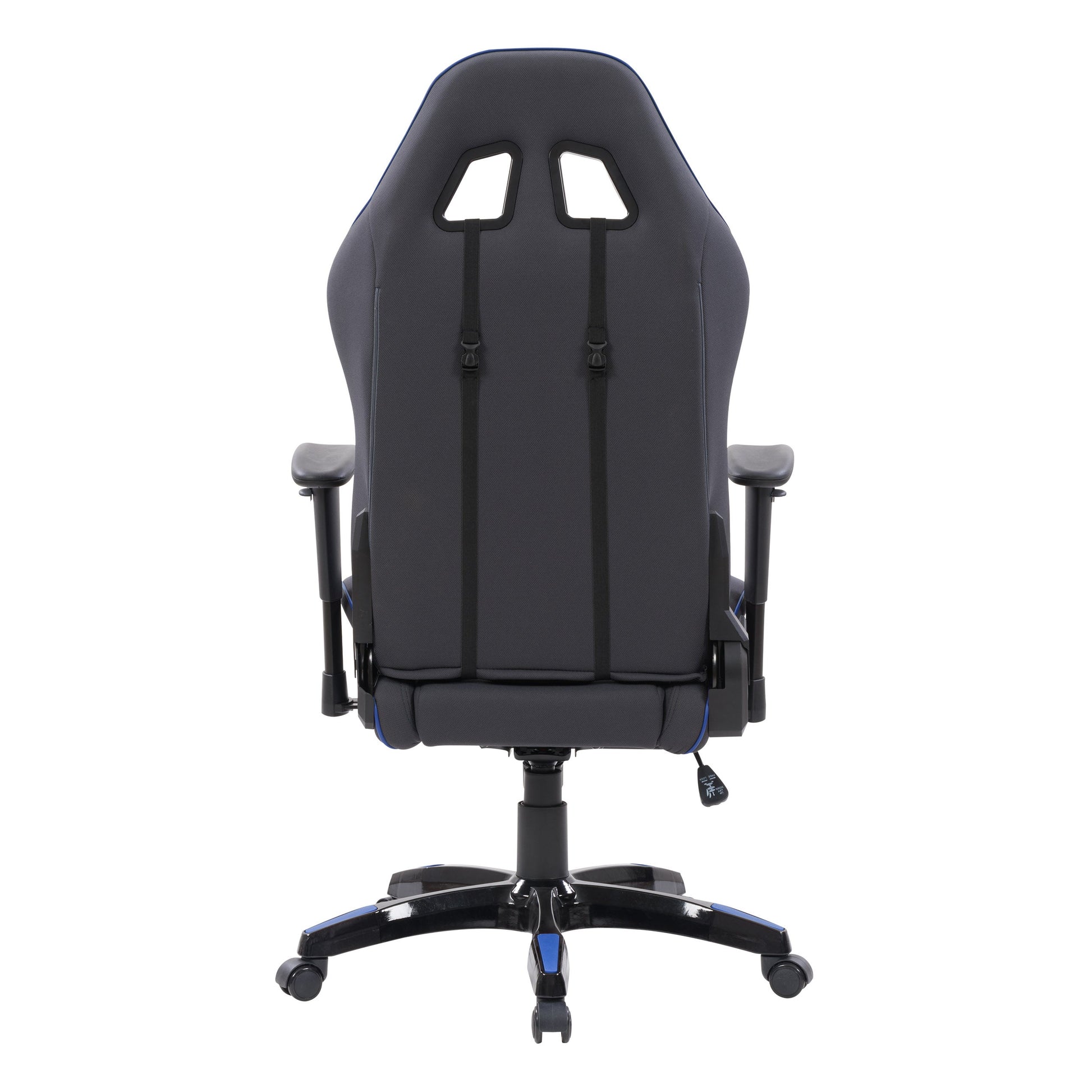 grey and blue Ergonomic Gaming Chair Workspace Collection product image by CorLiving#color_grey-and-blue