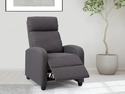 dark grey Push Back Recliner Ophelia Collection lifestyle scene by CorLiving#color_dark-grey