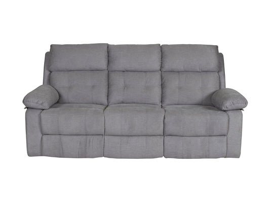 grey 3 Seater Recliner Sofa Oren Collection product image by CorLiving#color_grey