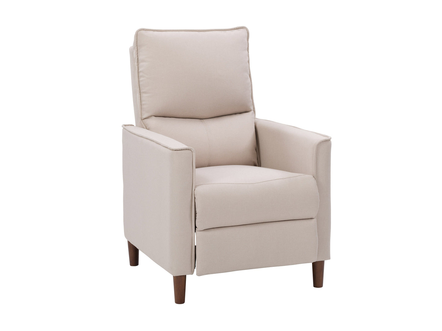 beige Mid Century Recliner Alder Collection product image by CorLiving#color_beige