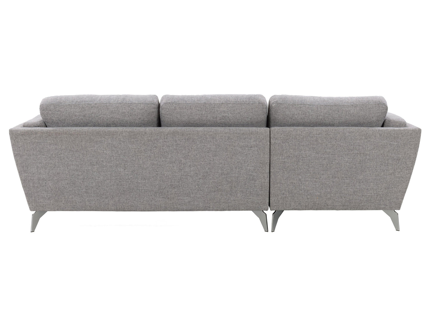 light grey L Shaped Sofa, Left Facing Lansing Collection product image by CorLiving#color_lansing-light-grey