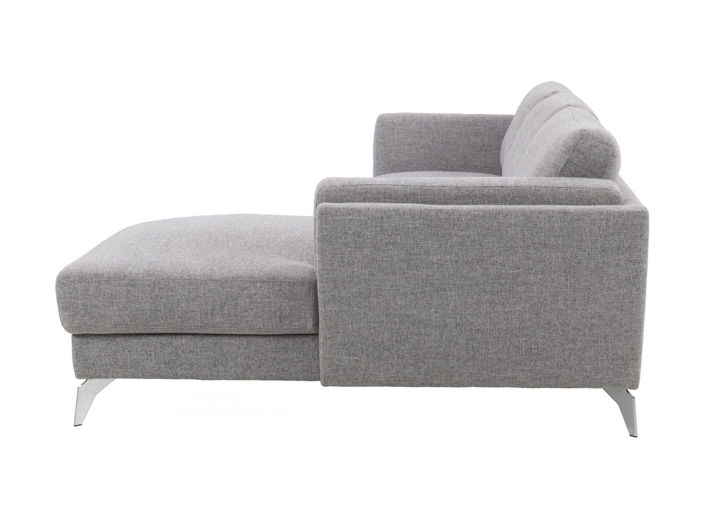 light grey L Shaped Sofa, Right Facing Lansing Collection product image by CorLiving#color_lansing-light-grey