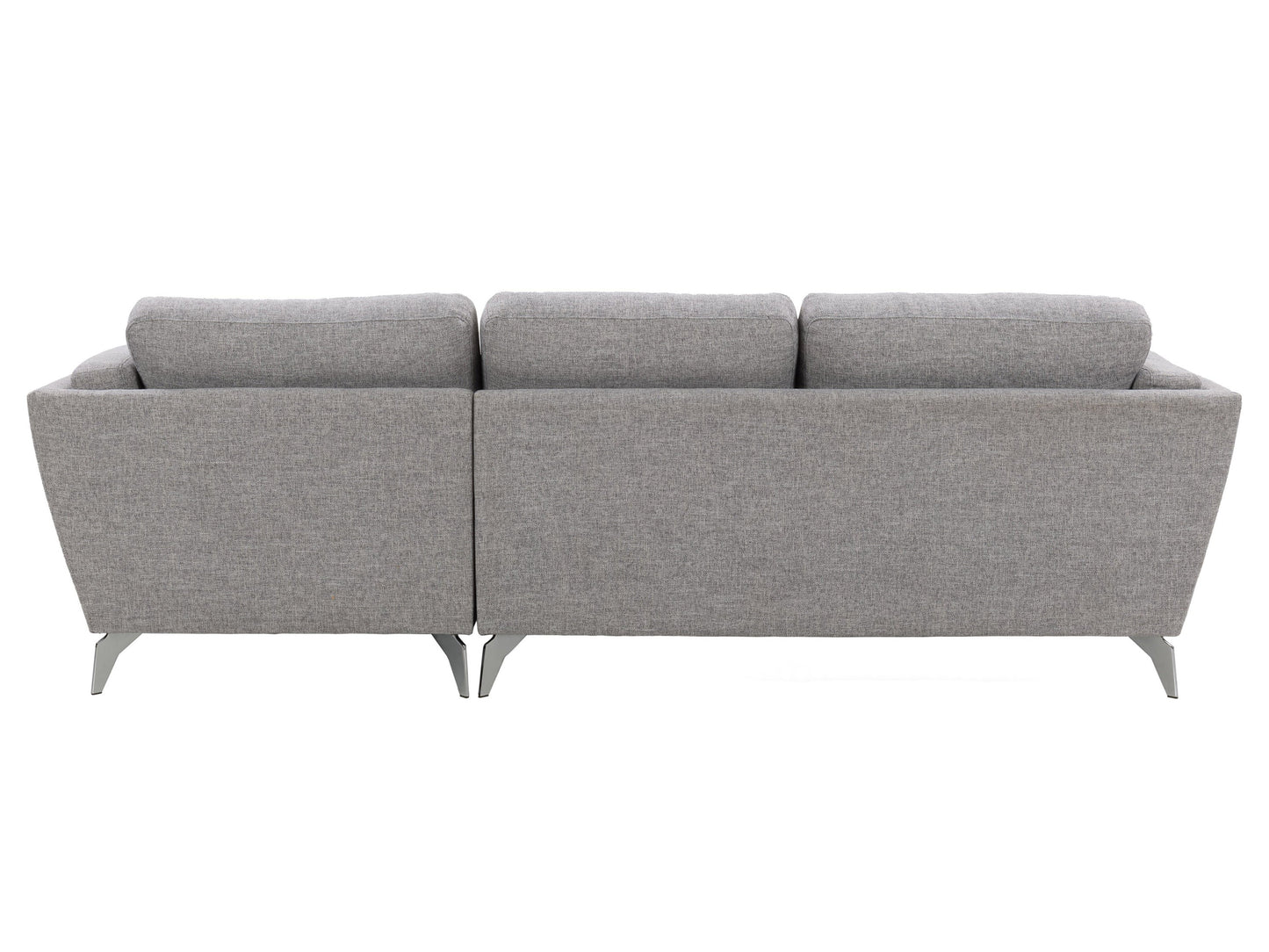 light grey L Shaped Sofa, Right Facing Lansing Collection product image by CorLiving#color_lansing-light-grey