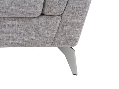 light grey Upholstered Armchair Lansing Collection detail image by CorLiving#color_#color_lansing-light-grey
