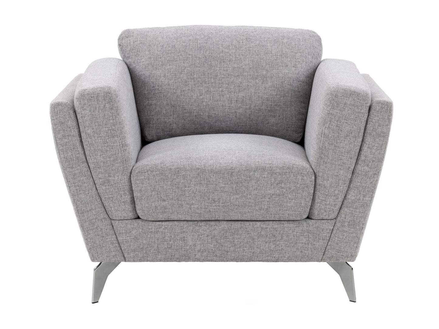light grey Upholstered Armchair Lansing Collection product image by CorLiving#color_lansing-light-grey