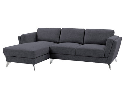 deep blue L Shaped Sofa, Left Facing Lansing Collection product image by CorLiving#color_lansing-deep-blue