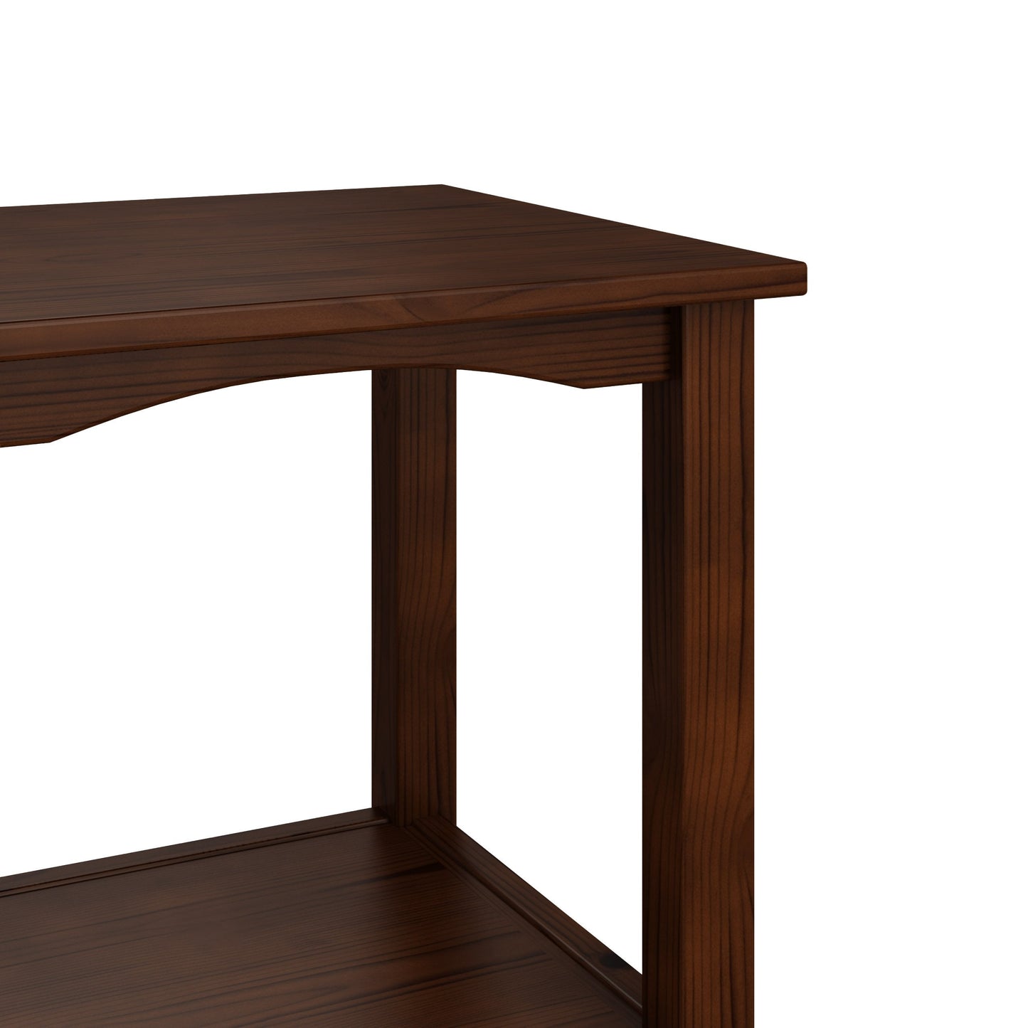cappuccino Two Tier End Table Cambridge Collection detail image by CorLiving#color_cappuccino