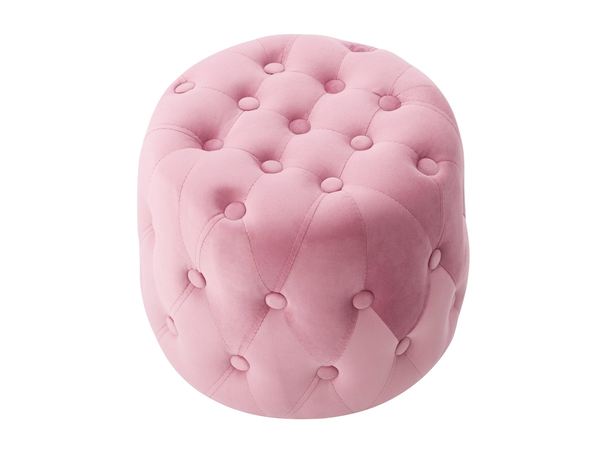 pink Small Round Ottoman Lynwood Collection product image by CorLiving#color_lynwood-pink
