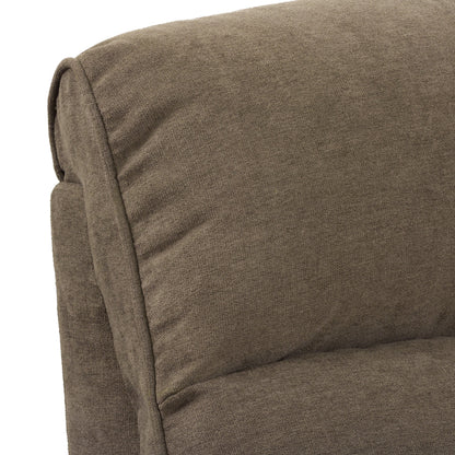 brown Power Lift Assist Recliner Dallas Collection detail image by CorLiving#color_brown