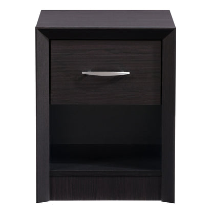 black oak Mid Century Modern Night Stand Newport Collection product image by CorLiving#color_black-oak