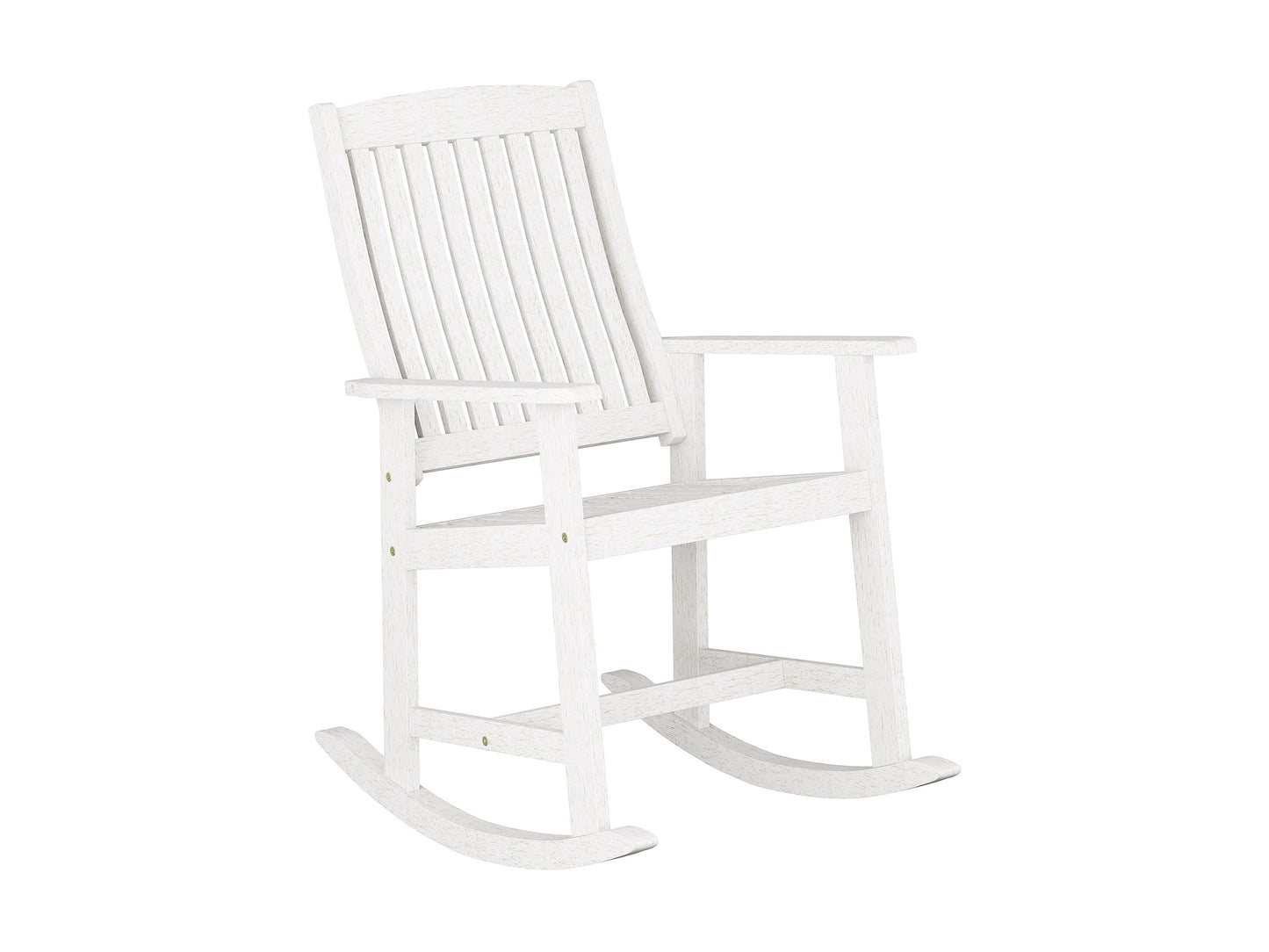 white Outdoor Rocking Chair Miramar Collection product image by CorLiving#color_miramar-washed-white