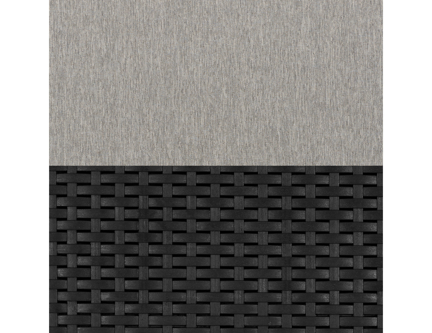 grey and black weave Outdoor Conversation Set, 4pc Adelaide Collection detail image by CorLiving#color_grey-and-black-weave