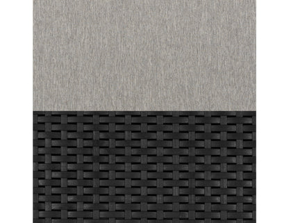 grey and black weave Outdoor Conversation Set, 4pc Adelaide Collection detail image by CorLiving#color_grey-and-black-weave