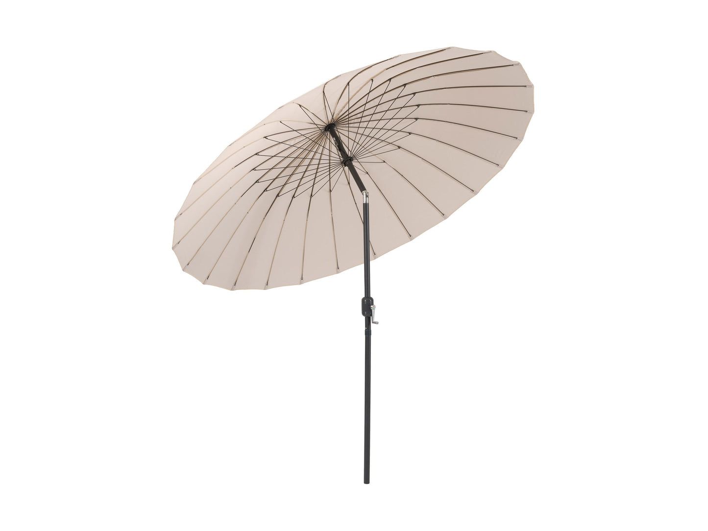 beige parasol umbrella, tilting  Sun Shield Collection product image CorLiving#color_beige