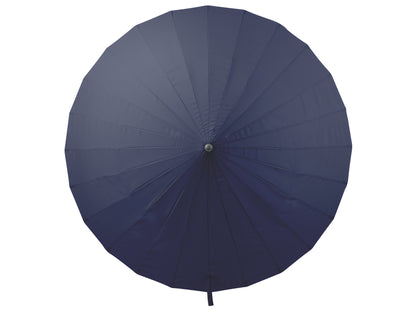 navy blue parasol umbrella, tilting  Sun Shield Collection detail image CorLiving#color_navy-blue