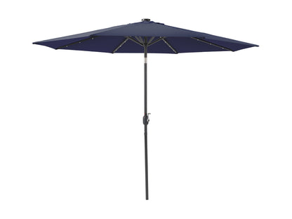 navy blue led umbrella, tilting Skylight Collection product image CorLiving#color_navy-blue