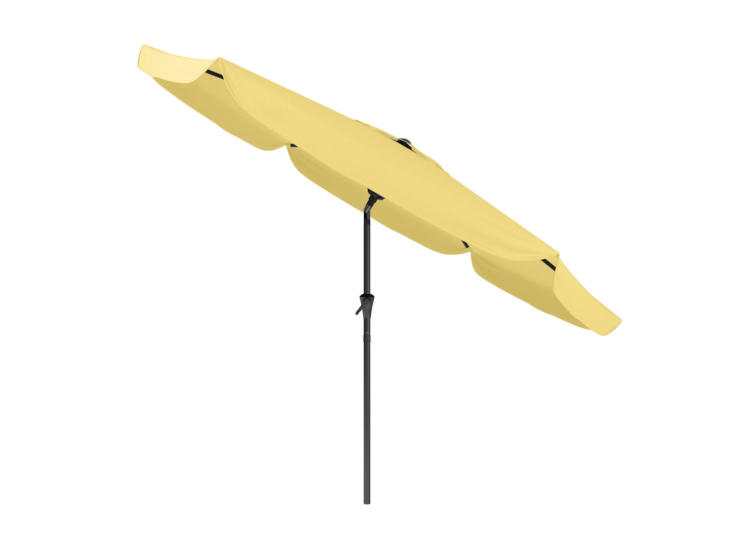 yellow 10ft patio umbrella, round tilting 200 Series product image CorLiving#color_yellow
