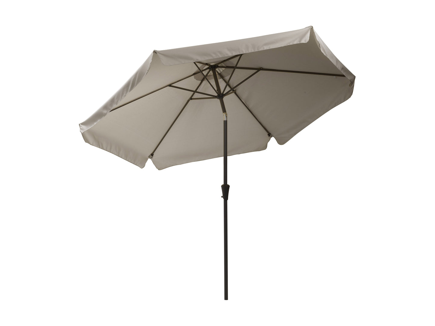 sandy grey 10ft patio umbrella, round tilting 200 Series product image CorLiving#color_sandy-grey
