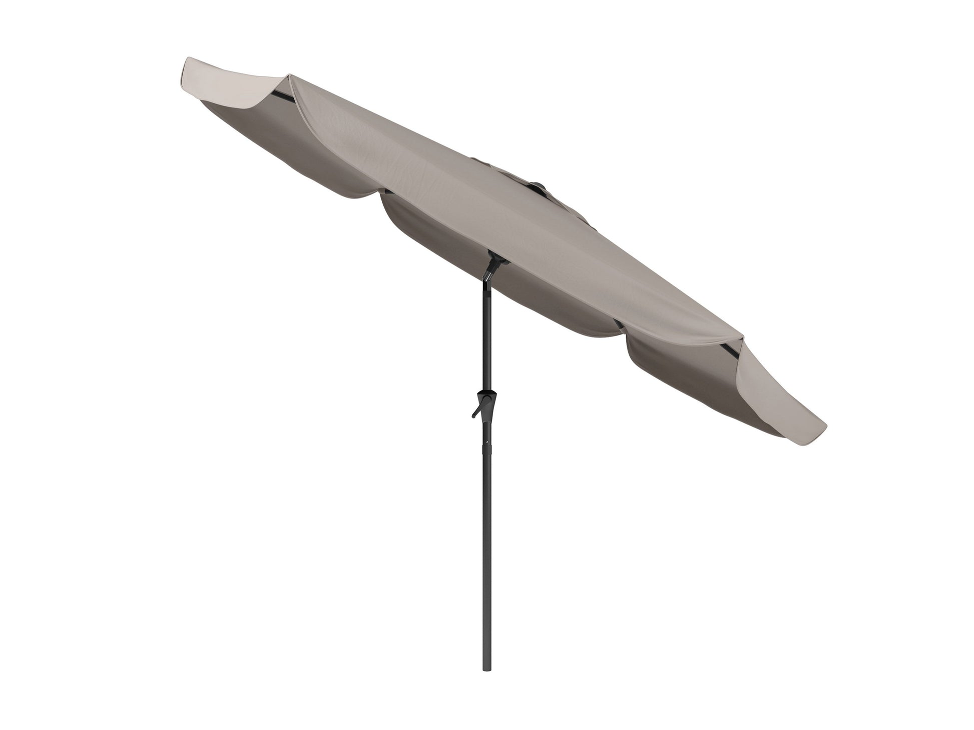 sandy grey 10ft patio umbrella, round tilting 200 Series product image CorLiving#color_sandy-grey