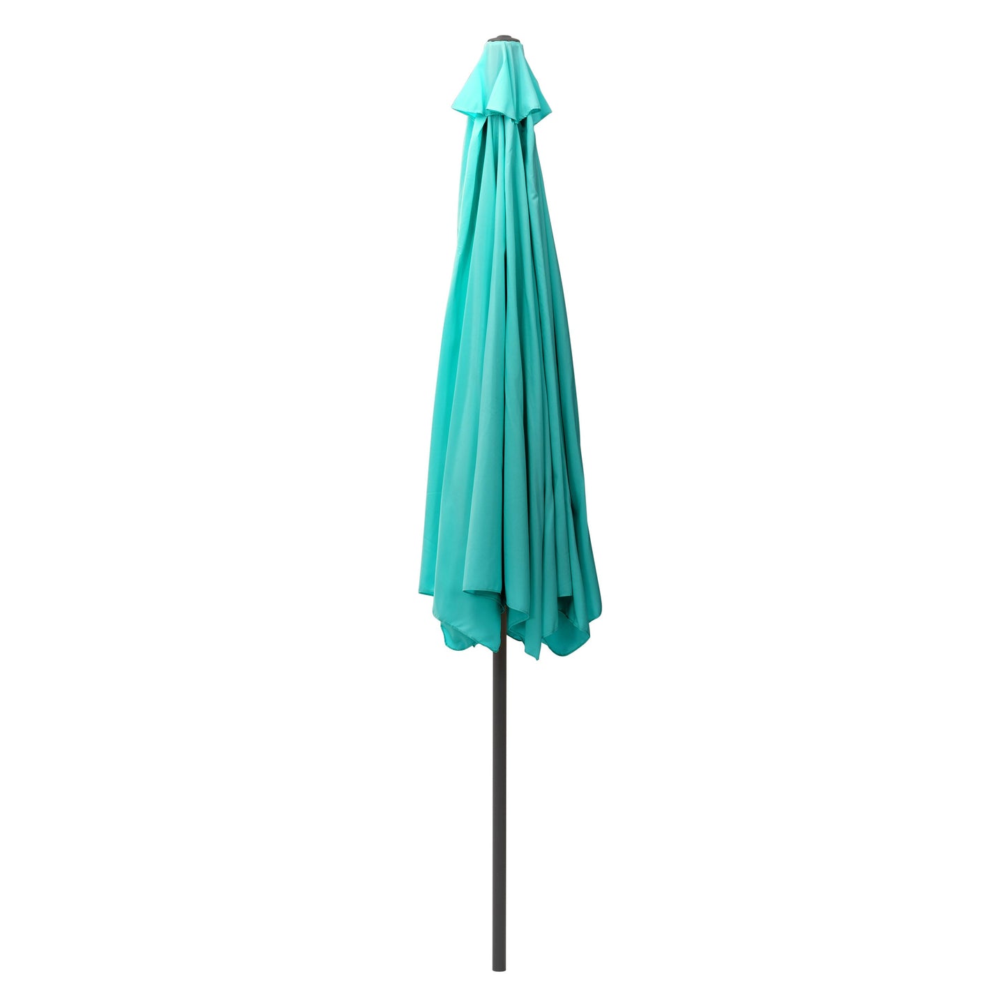 turquoise blue 10ft patio umbrella, round tilting with base 200 Series product image CorLiving#color_turquoise-blue
