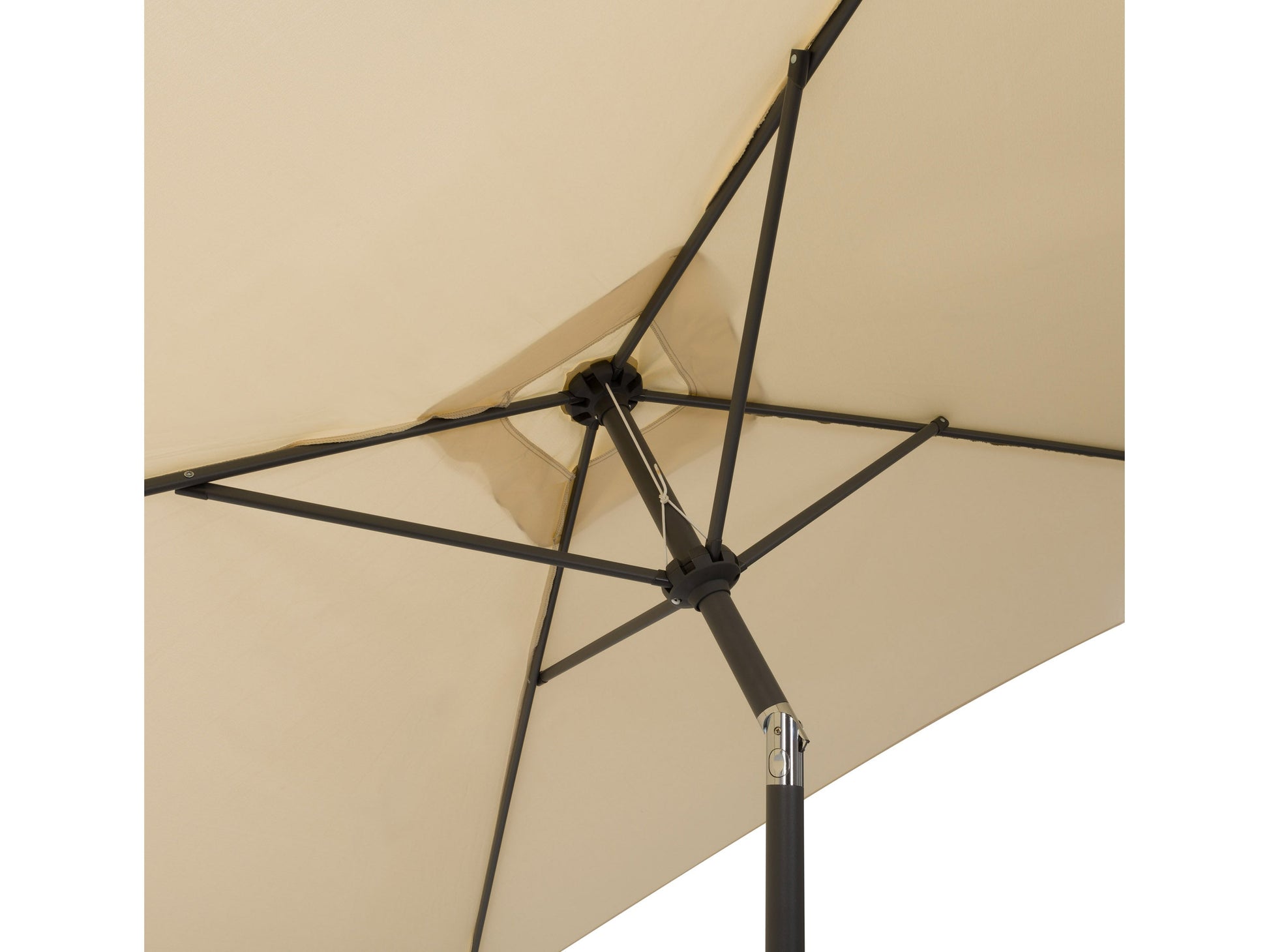 warm white square patio umbrella, tilting 300 Series detail image CorLiving#color_warm-white