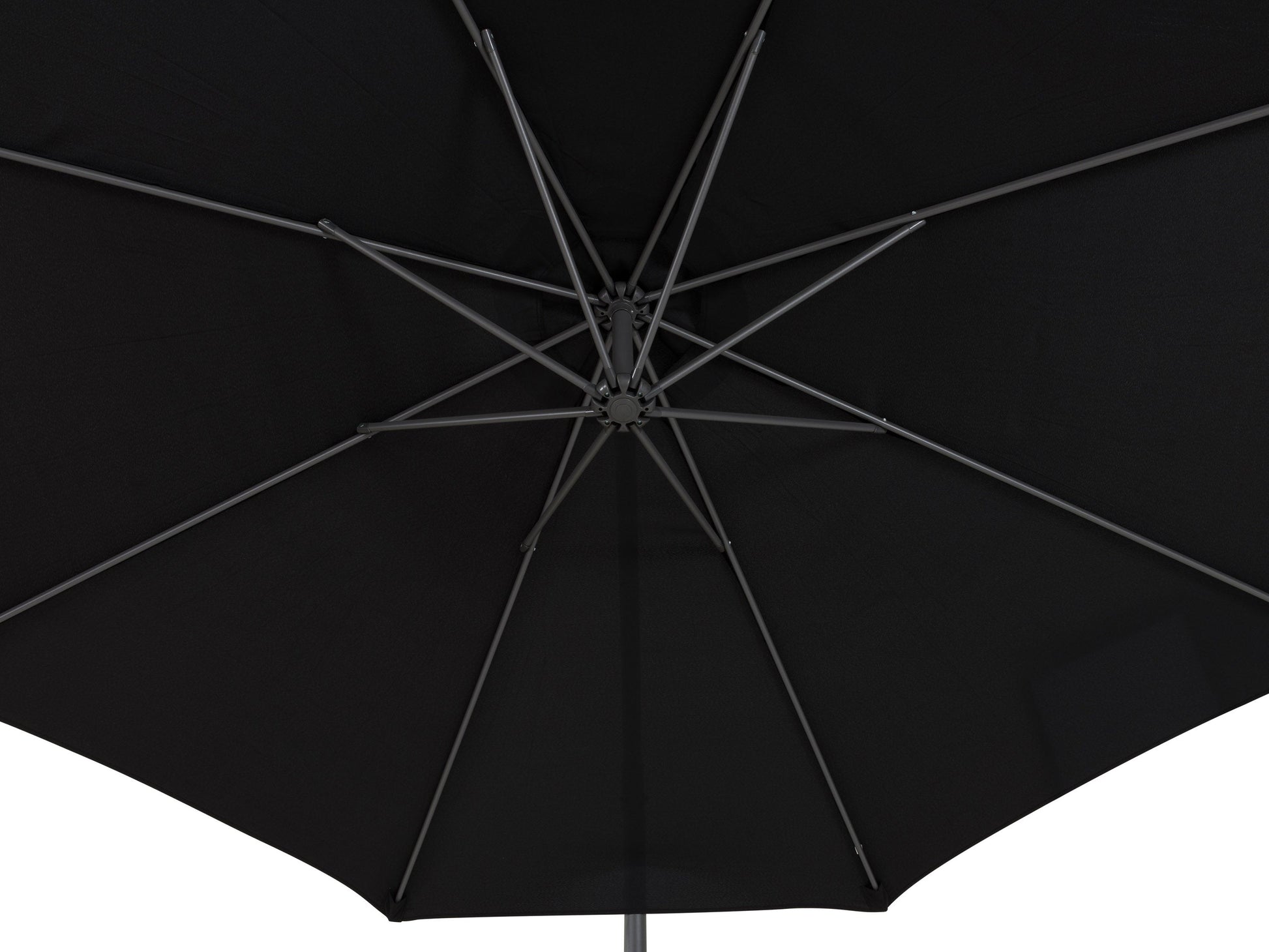 black offset patio umbrella 400 Series detail image CorLiving#color_black