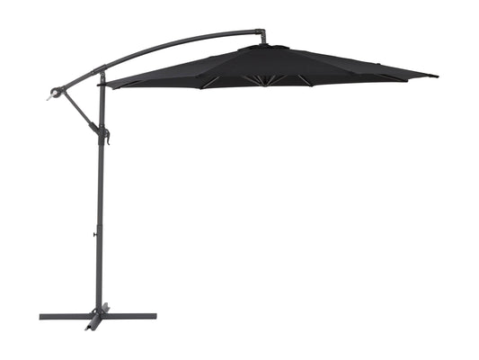 black offset patio umbrella 400 Series product image CorLiving#color_black