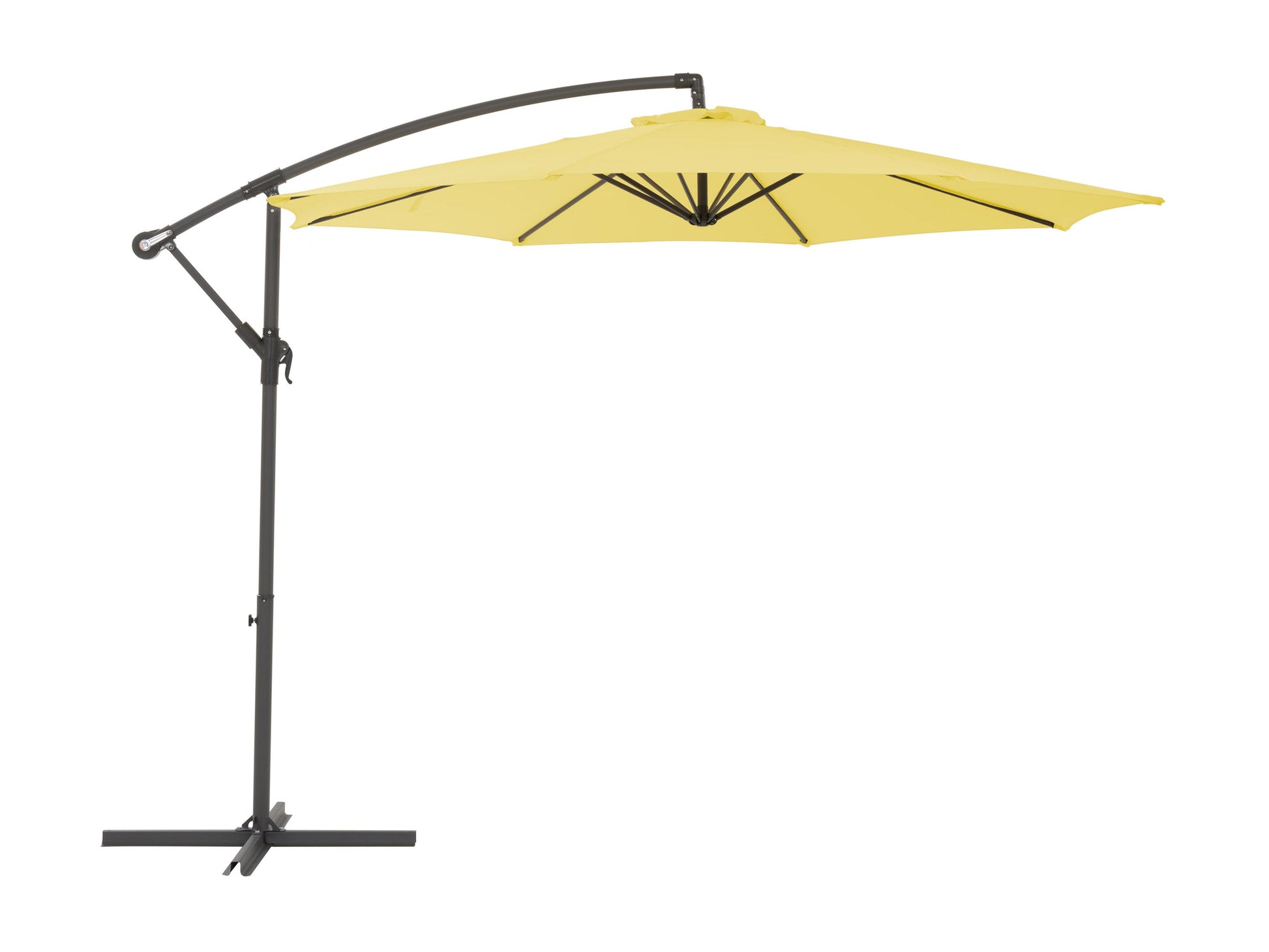yellow offset patio umbrella 400 Series product image CorLiving#color_yellow