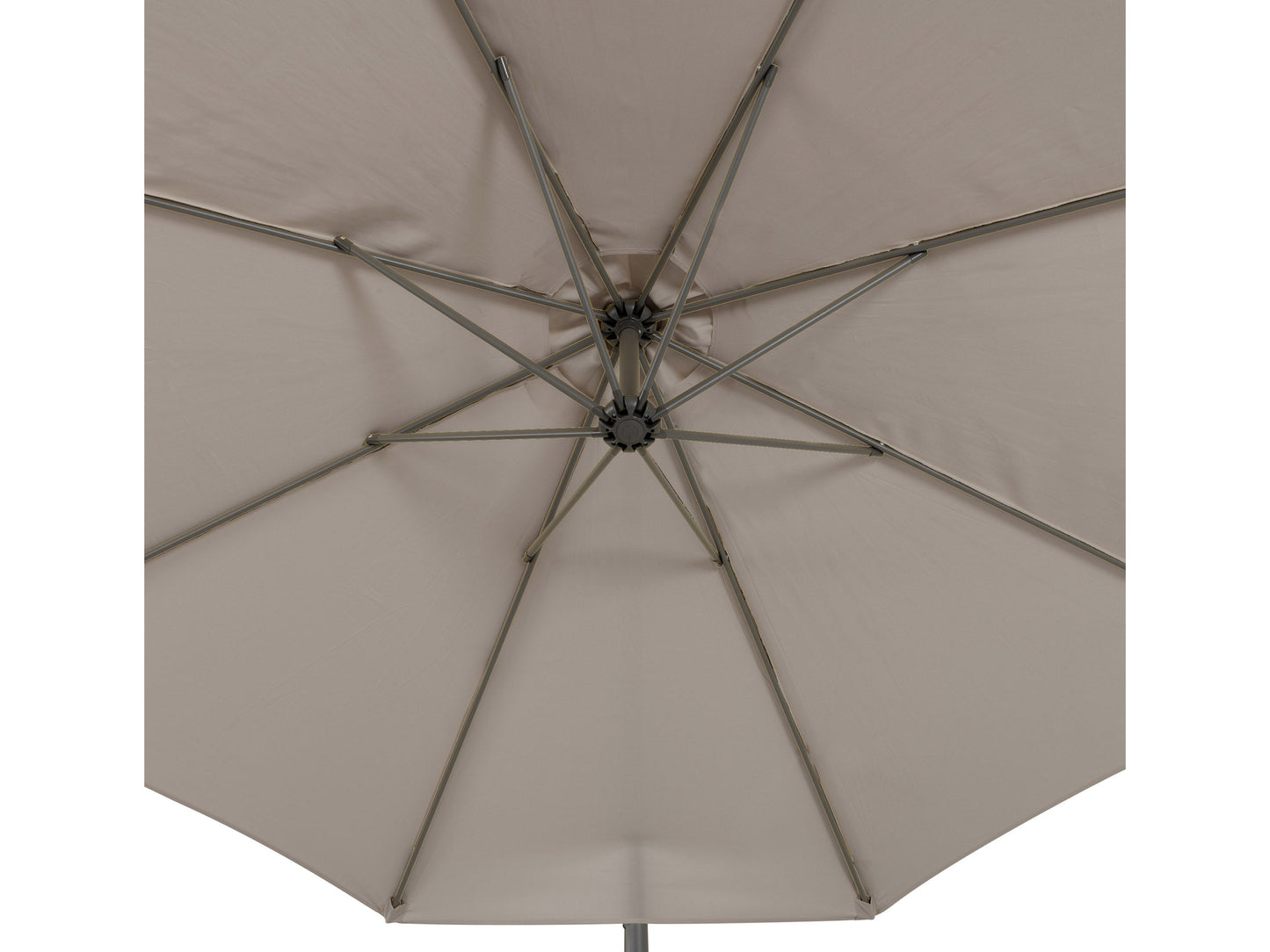 sandy grey offset patio umbrella 400 Series detail image CorLiving#color_sandy-grey