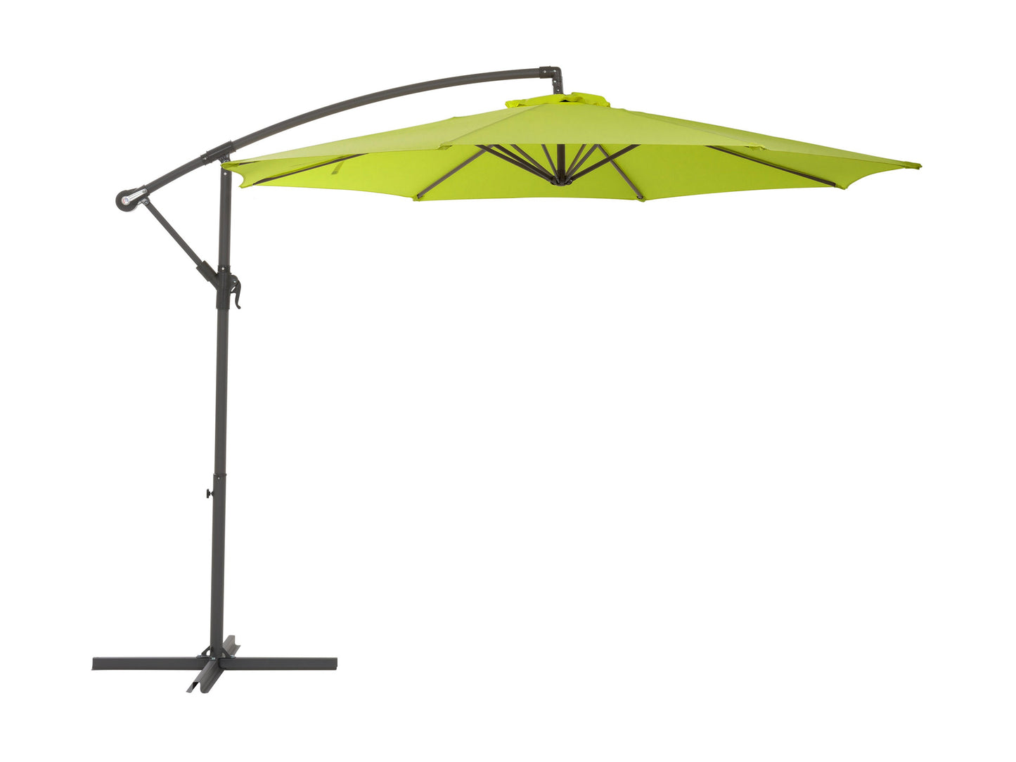 lime green offset patio umbrella 400 Series product image CorLiving#color_lime-green