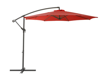 crimson red offset patio umbrella 400 Series product image CorLiving#color_crimson-red