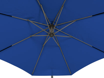 cobalt blue offset patio umbrella 400 Series detail image CorLiving#color_cobalt-blue