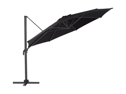 black deluxe offset patio umbrella 500 Series product image CorLiving#color_black