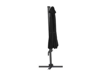 black deluxe offset patio umbrella 500 Series product image CorLiving#color_black