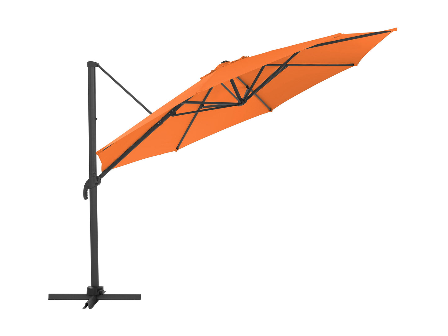 orange deluxe offset patio umbrella 500 Series product image CorLiving#color_orange