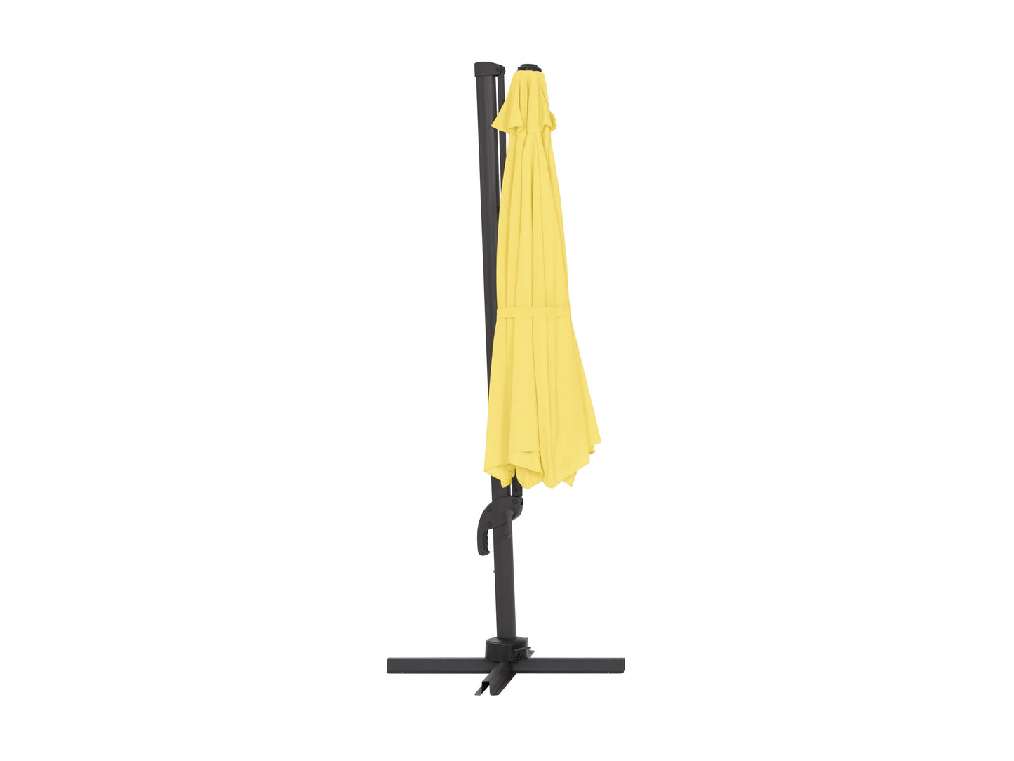 yellow deluxe offset patio umbrella 500 Series product image CorLiving#color_yellow