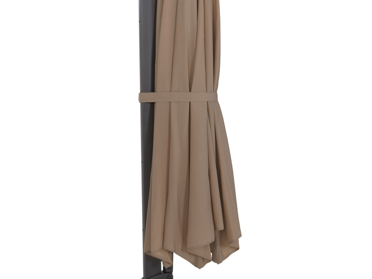 sandy brown deluxe offset patio umbrella 500 Series detail image CorLiving#color_sandy-brown
