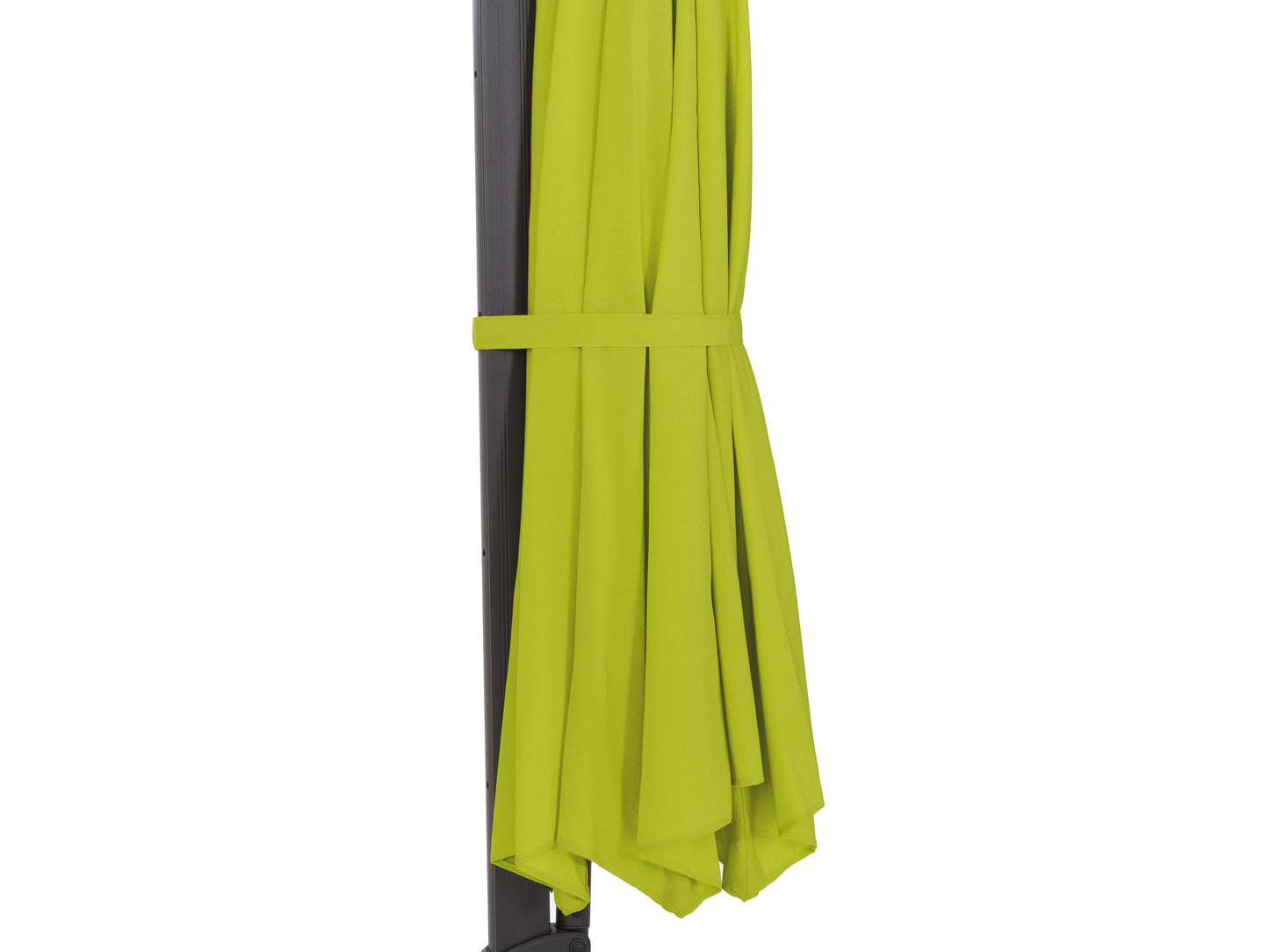 lime green deluxe offset patio umbrella 500 Series detail image CorLiving#color_lime-green