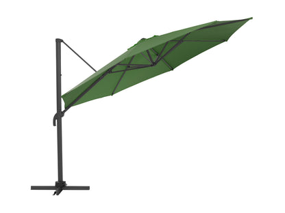 forest green deluxe offset patio umbrella 500 Series product image CorLiving#color_forest-green