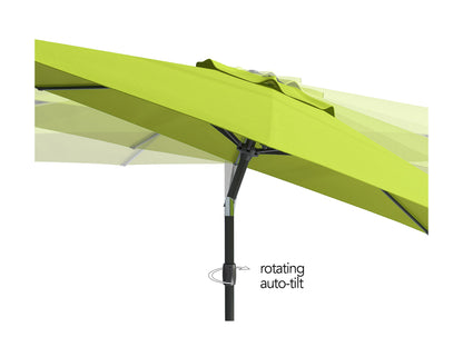 lime green large patio umbrella, tilting 700 Series product image CorLiving#color_lime-green